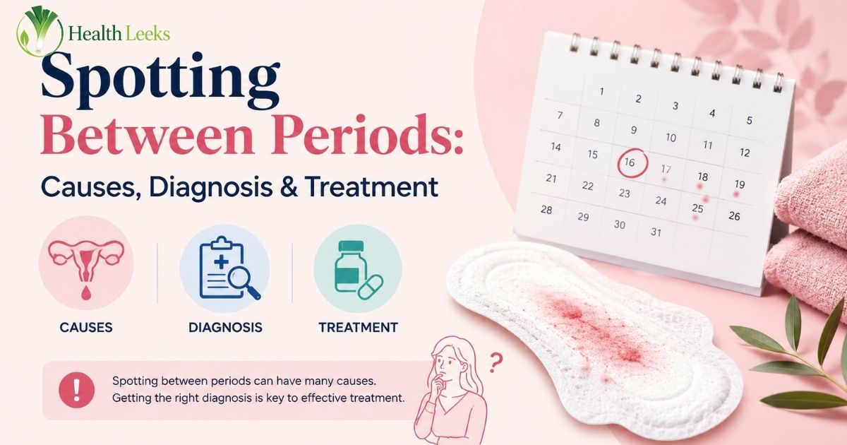 Spotting Between Periods: Causes, Diagnosis & Treatment