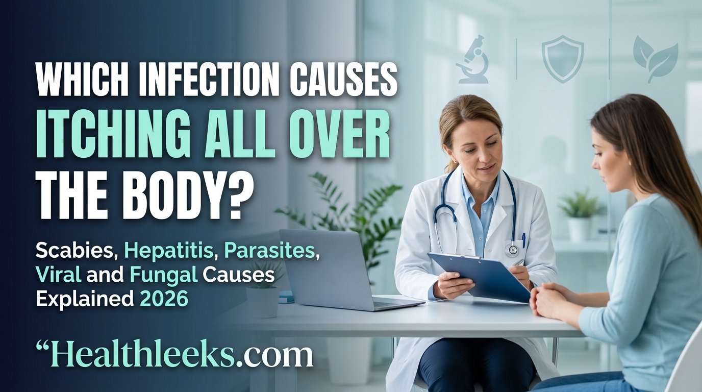 Which Infection Causes Itching All Over the Body? Scabies, Hepatitis, Parasites, Viral and Fungal Causes Explained 2026