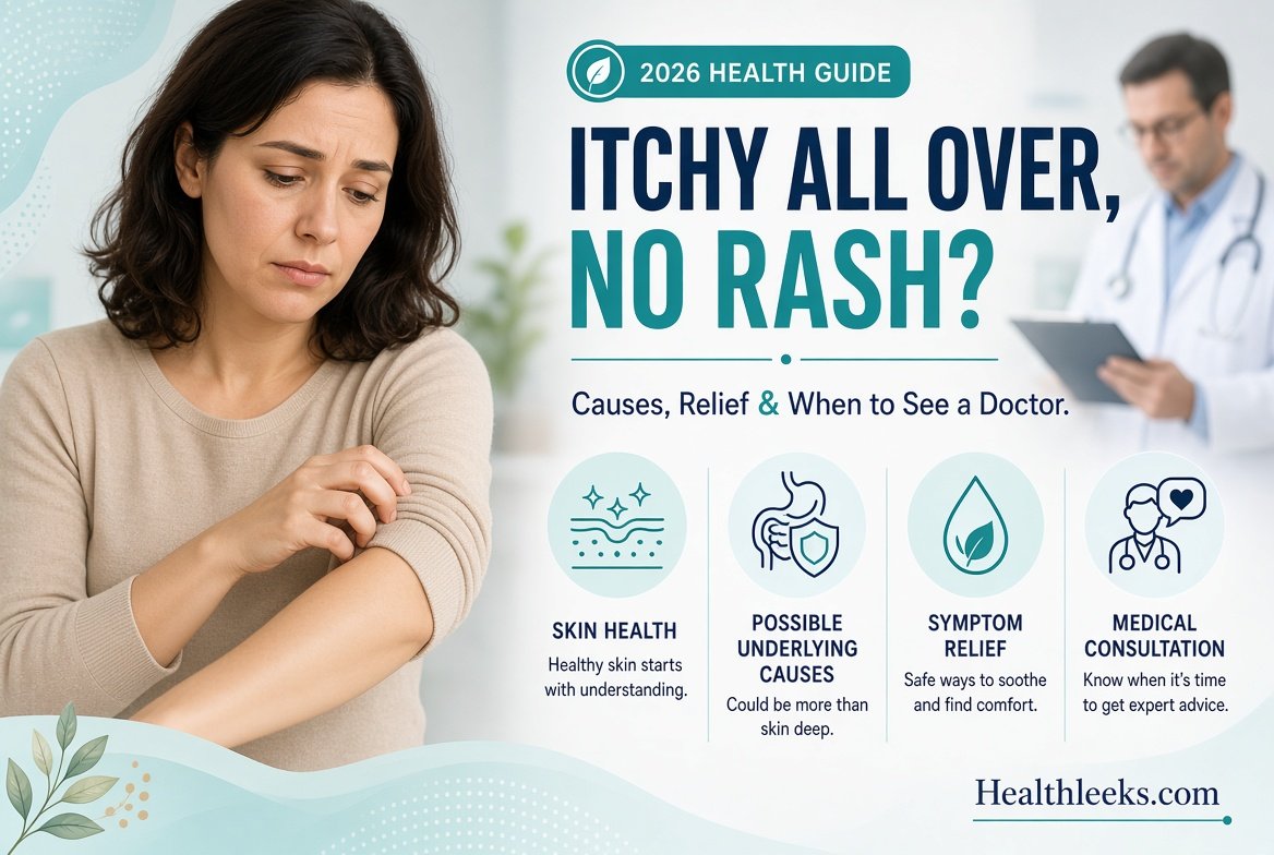 Why Am I Itchy All Over but No Rash? Causes, Relief & When to See a Doctor 2026
