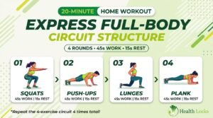 Full Body Workout at Home Without Equipment