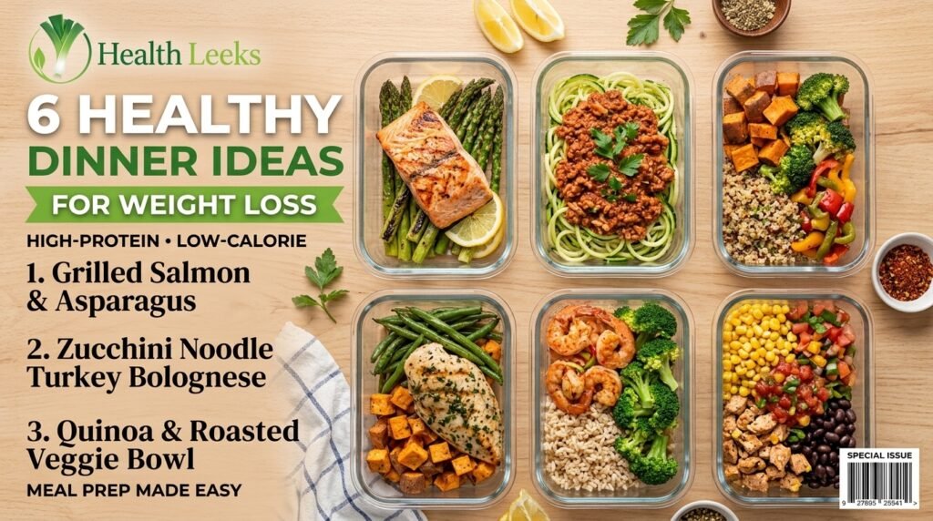 6 Healthy Dinner Ideas for Weight Loss
