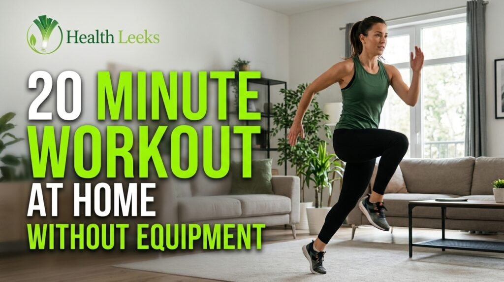 20 Minute Workout at Home Without Equipment